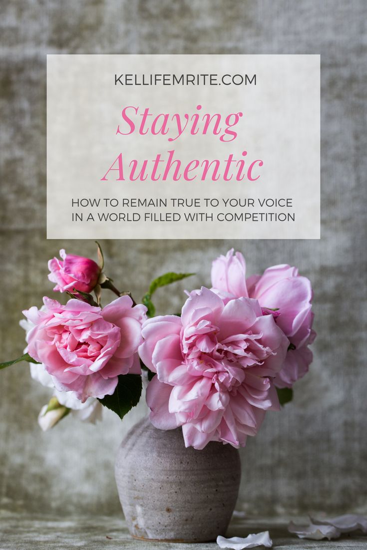 Staying authentic in a world filled with competition
